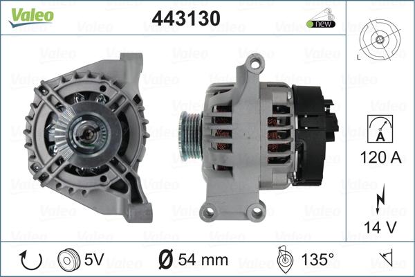 Valeo 443130 - Laturi inparts.fi