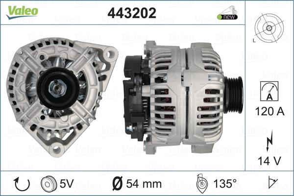 Valeo 443202 - Laturi inparts.fi