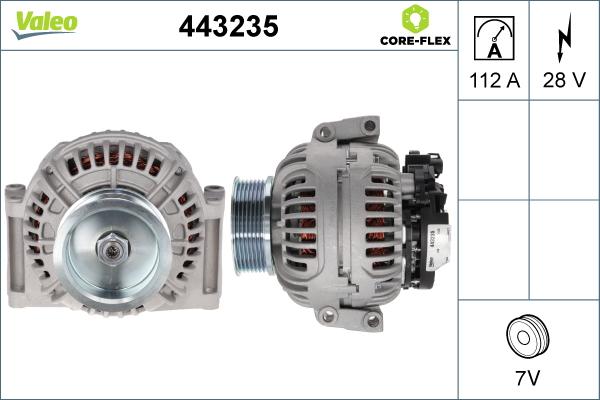 Valeo 443235 - Laturi inparts.fi