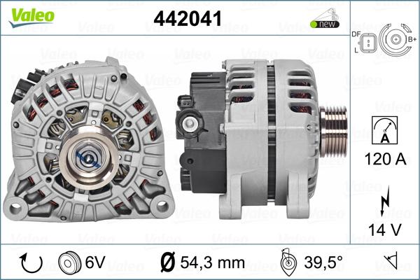 Valeo 442041 - Laturi inparts.fi