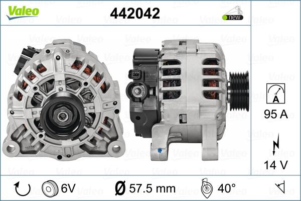 Valeo 442042 - Laturi inparts.fi