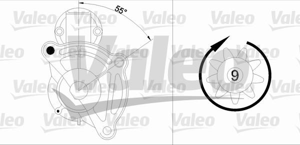 Valeo 455962 - Käynnistinmoottori inparts.fi