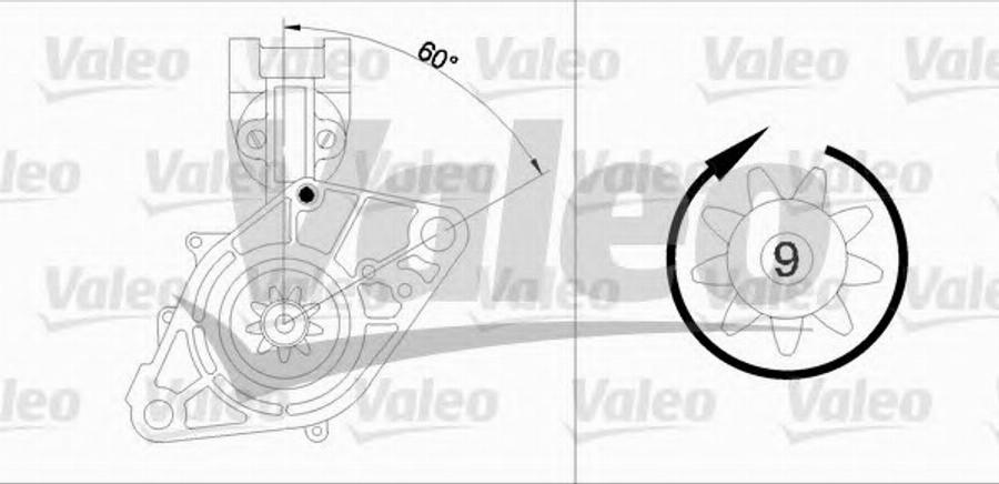 Valeo 455906 - Käynnistinmoottori inparts.fi