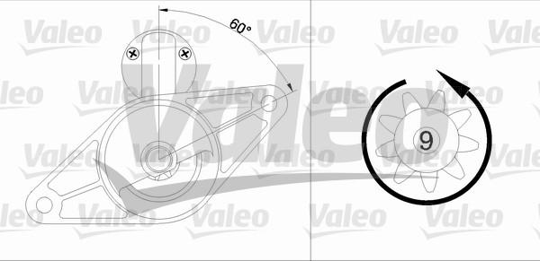 Valeo 455902 - Käynnistinmoottori inparts.fi