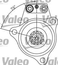 Valeo 455523 - Käynnistinmoottori inparts.fi