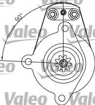 Valeo 455616 - Käynnistinmoottori inparts.fi