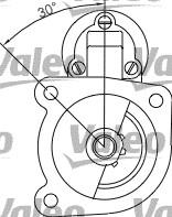 Valeo 455622 - Käynnistinmoottori inparts.fi