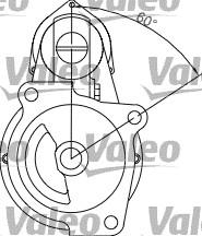 Valeo 455702 - Käynnistinmoottori inparts.fi