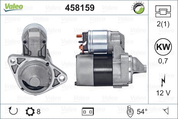 Valeo 458159 - Käynnistinmoottori inparts.fi