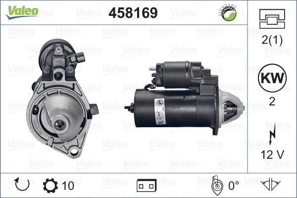 Valeo 458169 - Käynnistinmoottori inparts.fi