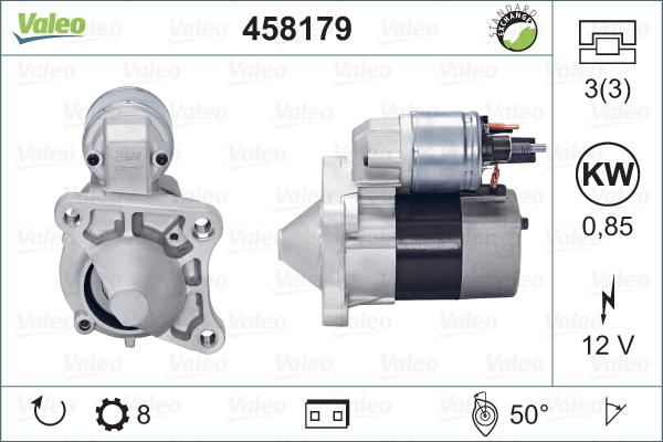 Valeo 458179 - Käynnistinmoottori inparts.fi