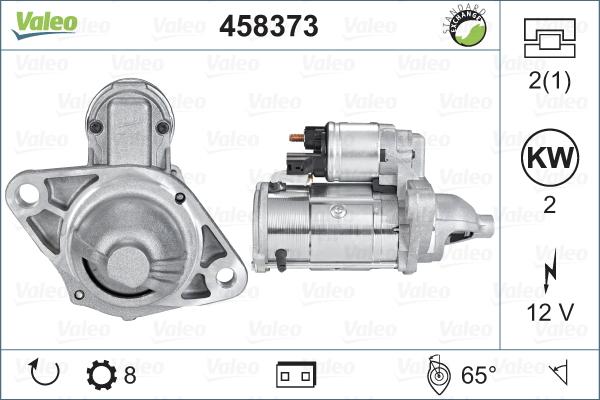 Valeo 458373 - Käynnistinmoottori inparts.fi