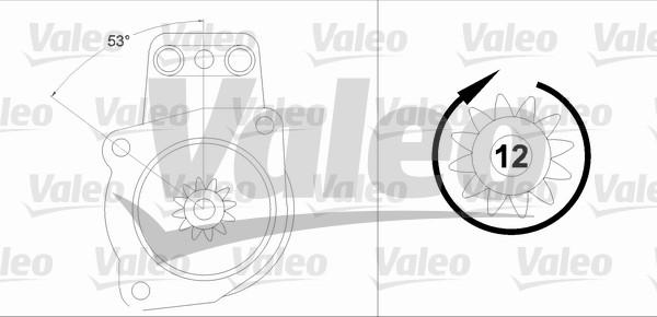 Valeo 458201 - Käynnistinmoottori inparts.fi