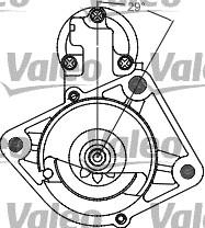 Valeo 458280 - Käynnistinmoottori inparts.fi