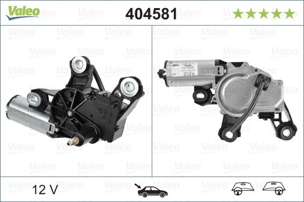 Valeo 404581 - Pyyhkijän moottori inparts.fi