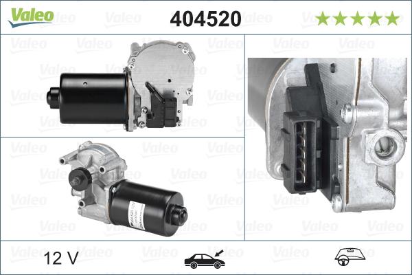 Valeo 404520 - Pyyhkijän moottori inparts.fi