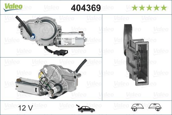 Valeo 404369 - Pyyhkijän moottori inparts.fi