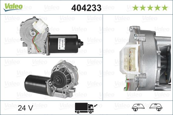 Valeo 404233 - Pyyhkijän moottori inparts.fi