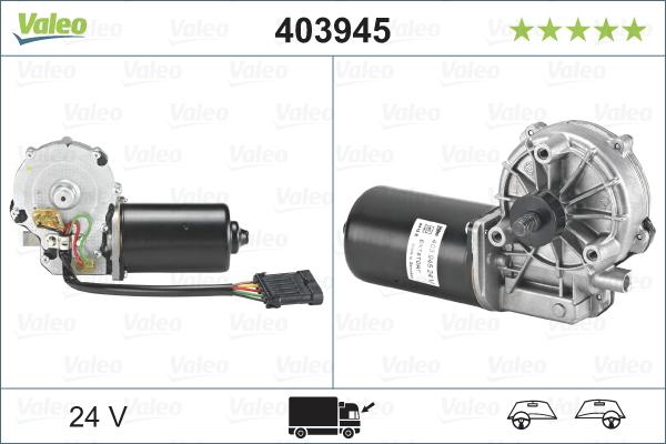 Valeo 403945 - Pyyhkijän moottori inparts.fi