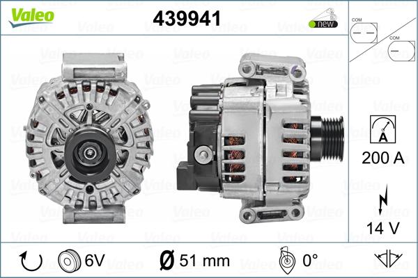 Valeo 439941 - Laturi inparts.fi