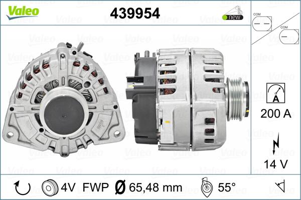 Valeo 439954 - Laturi inparts.fi