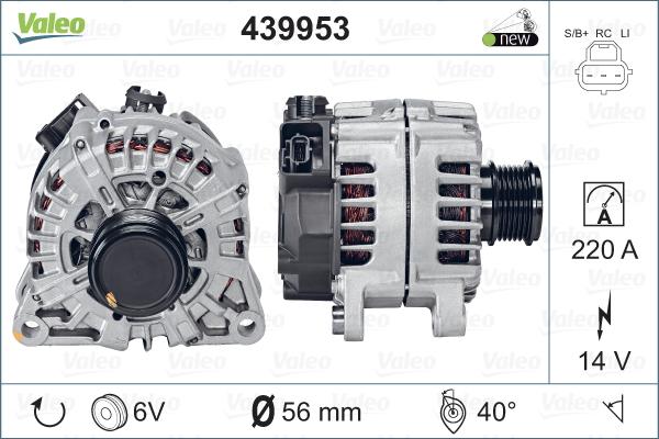 Valeo 439953 - Laturi inparts.fi