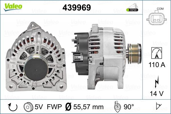 Valeo 439969 - Laturi inparts.fi