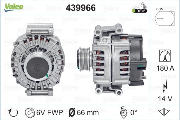 Valeo 439966 - Laturi inparts.fi