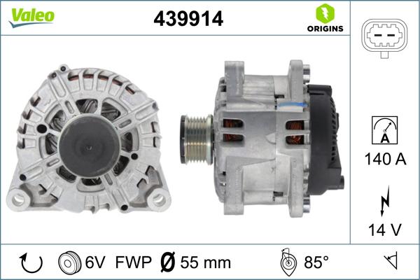 Valeo 439914 - Laturi inparts.fi