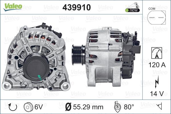 Valeo 439910 - Laturi inparts.fi