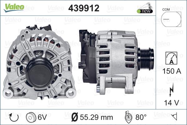 Valeo 439912 - Laturi inparts.fi