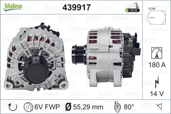 Valeo 439917 - Laturi inparts.fi