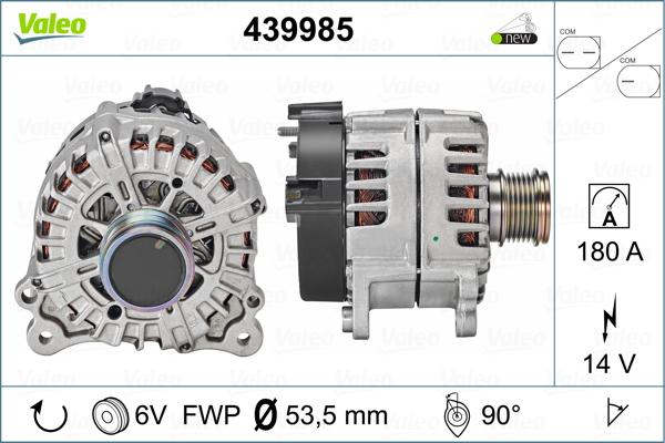 Valeo 439985 - Laturi inparts.fi