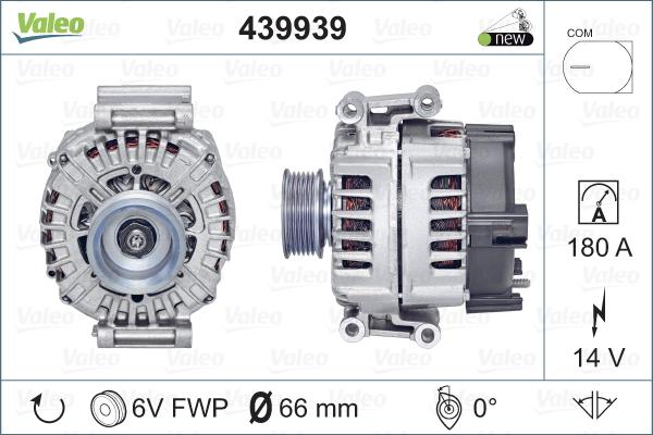 Valeo 439939 - Laturi inparts.fi