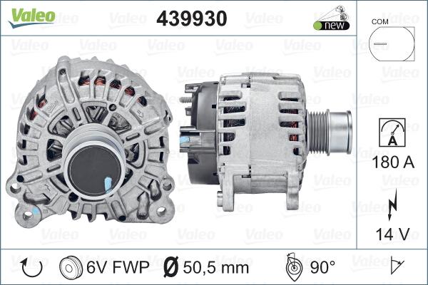 Valeo 439930 - Laturi inparts.fi