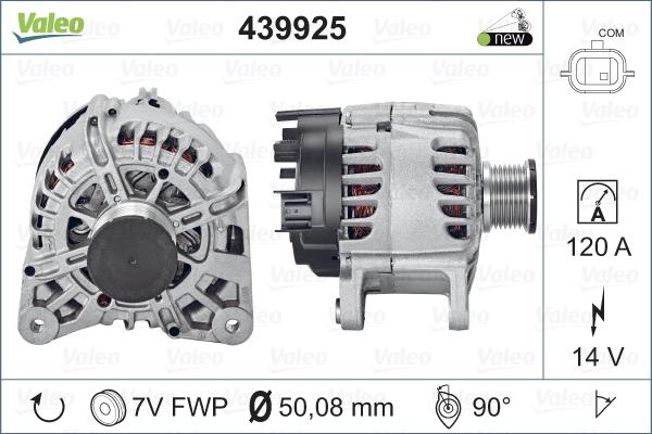 Valeo 439925 - Laturi inparts.fi