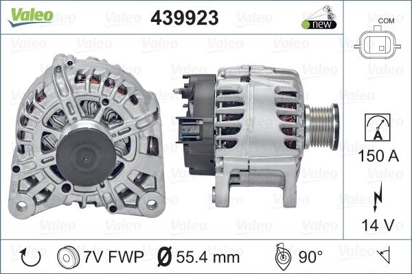 Valeo 439923 - Laturi inparts.fi