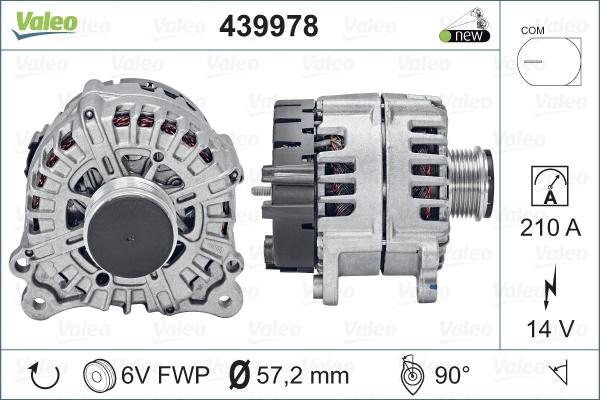 Valeo 439978 - Laturi inparts.fi