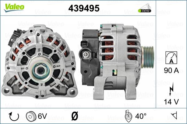 Valeo 439495 - Laturi inparts.fi