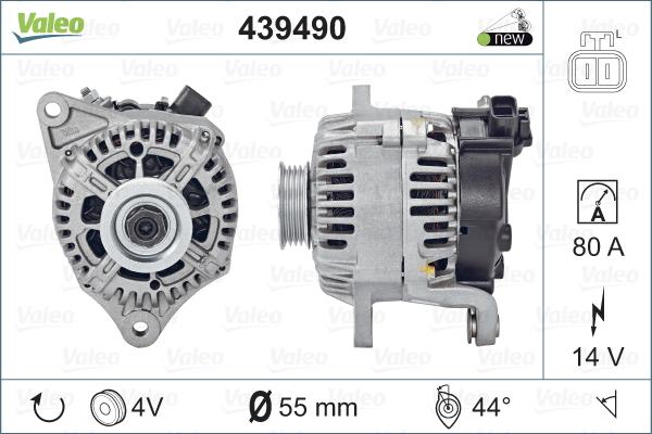 Valeo 439490 - Laturi inparts.fi