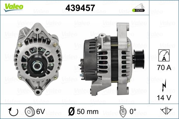 Valeo 439457 - Laturi inparts.fi