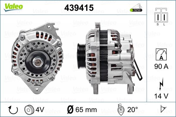 Valeo 439415 - Laturi inparts.fi