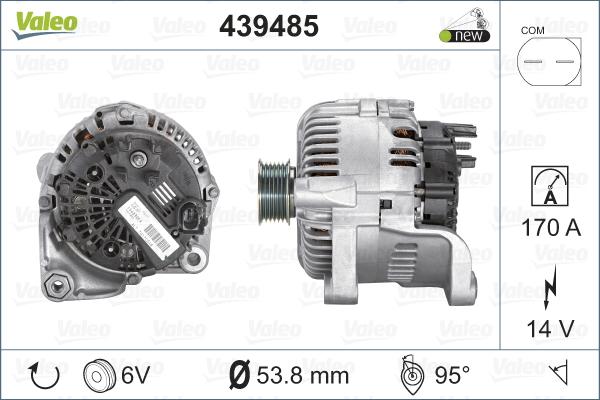 Valeo 439485 - Laturi inparts.fi