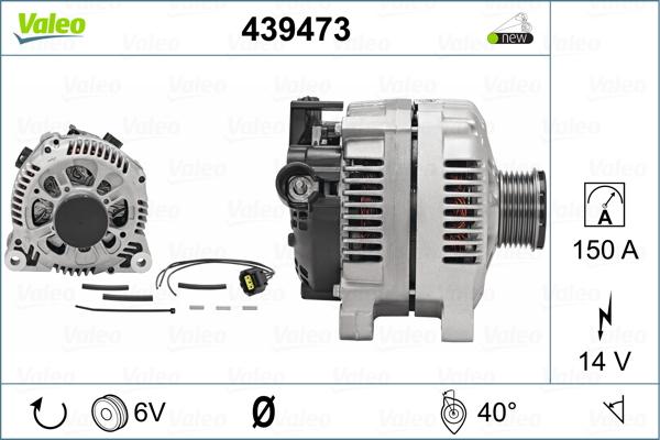 Valeo 439473 - Laturi inparts.fi