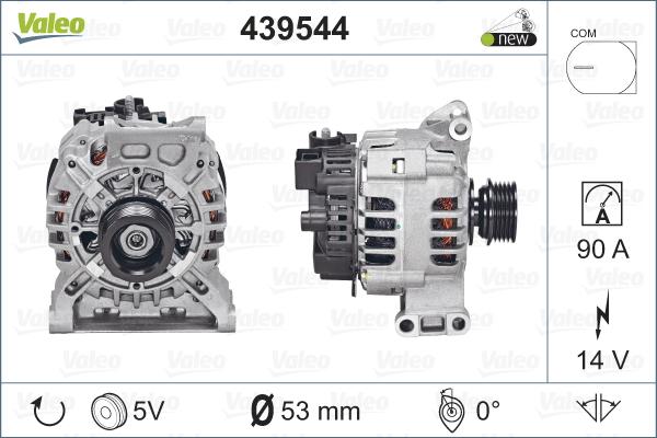 Valeo 439544 - Laturi inparts.fi