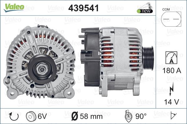 Valeo 439541 - Laturi inparts.fi