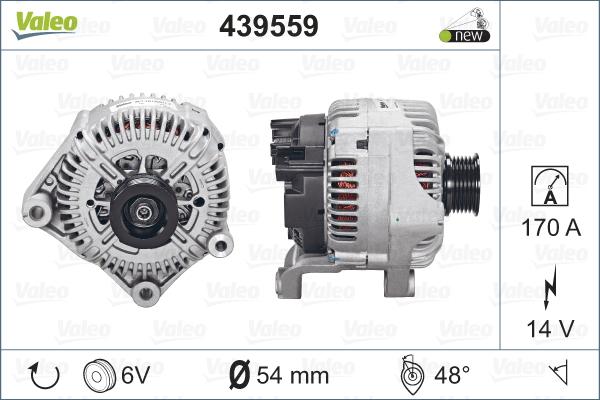 Valeo 439559 - Laturi inparts.fi