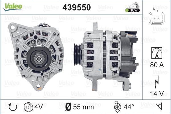 Valeo 439550 - Laturi inparts.fi