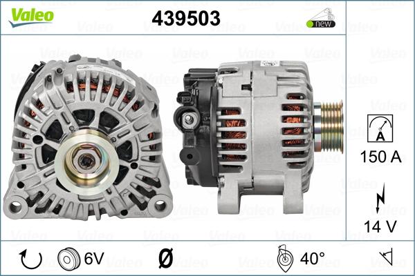 Valeo 439503 - Laturi inparts.fi