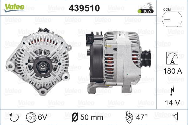 Valeo 439510 - Laturi inparts.fi